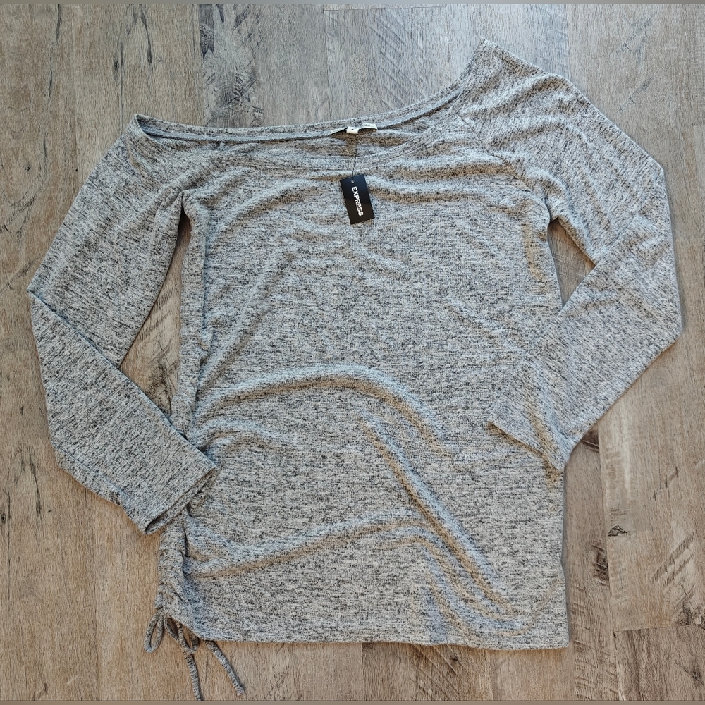 Express Off The Shoulder Cozy Tunic